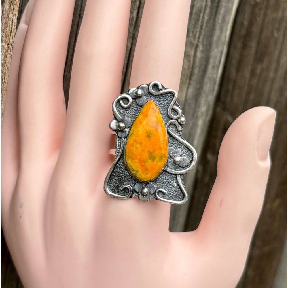 Bumblebee Jasper Ring - image 5